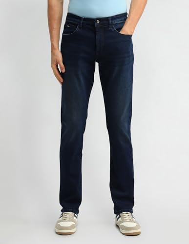Arrow Sports Men's Slim Jeans (ASAIJN2776_Indigo