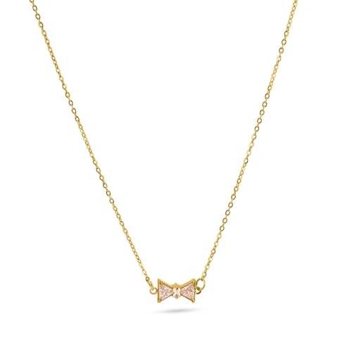 PALMONAS Sparkling Butterfly Charm Necklace for Women - Waterproof & Anti-Tarnish Jewellery, Gift For Girls & Women