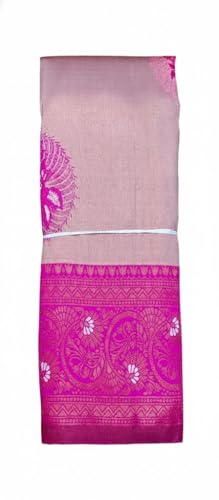 SREE KUMARAN Women's Kanchipuram Kubera Silk Pure Pattu Sarees With Blouse (VSK304-3)