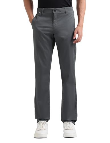 Arrow Sport Men's Textured Satin Trousers