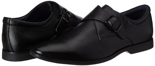 Hush Puppies Men Aaron Monk E 23 Black Shoe UK 9 (8556000)