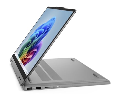 Lenovo IdeaPad 5 2-in-1 AMD Ryzen 7 445 (16GB RAM/512GB SSD/14 (35.5cm)/WUXGA IPS/Copilot+PC/Windows 11/MS 365 Basic+Office 2024/Lenovo Pen Gen 2/Grey/1.54Kg), 83UH000HIN Convertible Laptop