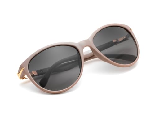 IRUS Women Oval sunglasses | 100% UV protection | Medium Size | Grey Gradient Polycarbonate lens