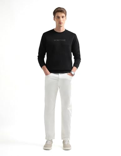 Typographic Embossed Regular Fit Sweatshirt