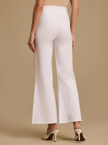 Kazo Jenna Flared Shapewear Jeggings White