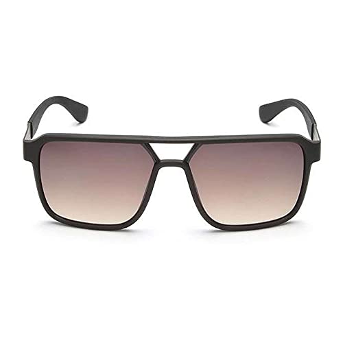 Fila sunglasses| 100% UV protected | Gradient | Full Rim | Square | Men | Large | Matt Brown Polycarbonate Frame | Brown Gradient FM Polycarbonate Lens