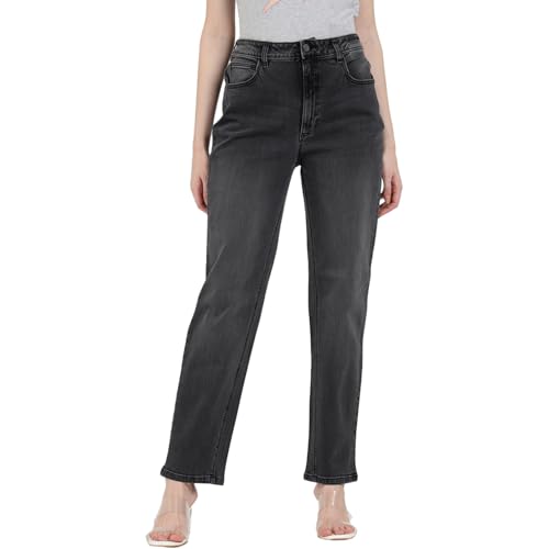 GUESS Tourmaline Mid Solid High Rise Jeans Black