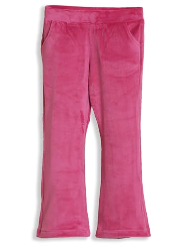 Girls Pink Solid Trousers