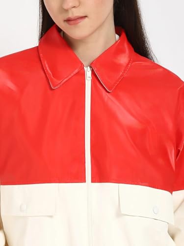 Tommy Hilfiger Women's A-Line Coat (F24HWOT077-XS_Fierce Red/Calico