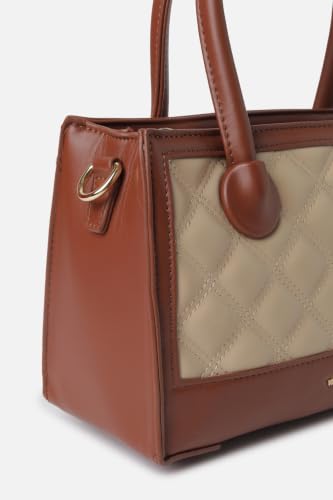 Women Brown Patterned Casual Sling Bag