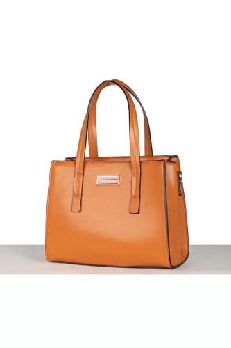 Van Heusen Women Orange Solid Casual Sling Bag