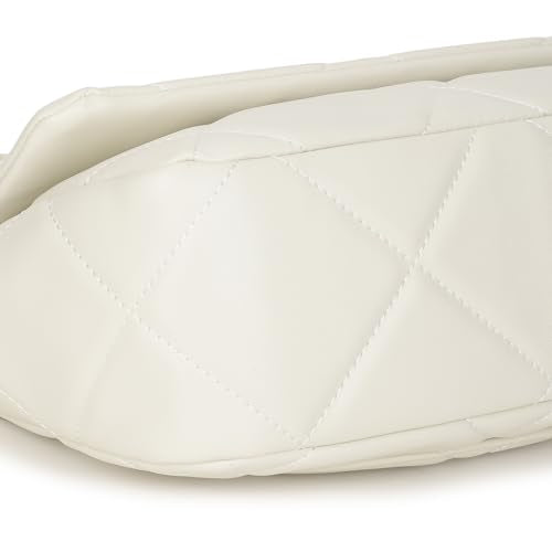 Fastrack Quiltpop Shoulder Bag | Quilted Faux-Leather Women’s Handbag | Gold Chain Accent, Zipper + Magnetic Closure, Spacious Compartment with Internal & External Pockets | Everyday & Casual Carry