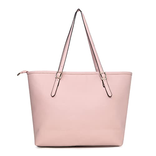 Textured Pink Shoulder Bag