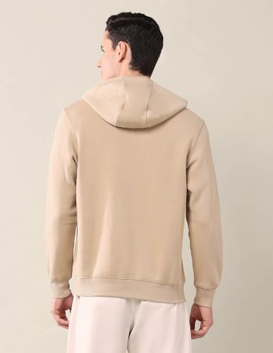 U.S. POLO ASSN. Solid Regular Fit Sweatshirt for Men - Comfortable, Full Sleeves Men Sweatshirts - M, Beige