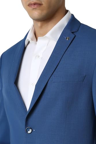 Van Heusen Men's Blazer (VHBZFSLF643414_Blue