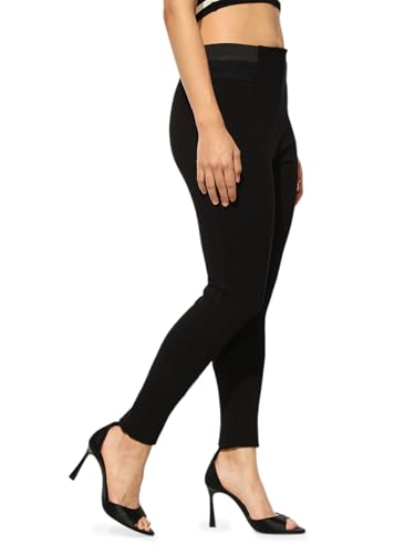 ONLY Women's High-Rise Skinny Fit Legging Anthracite