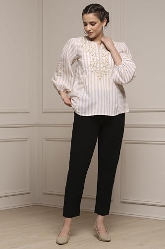 Biba Women Black Slim Pants_XXL