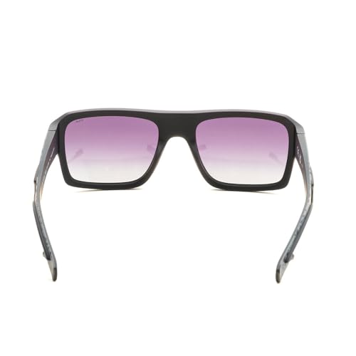 FILA 100% UV protected Gradient Polarized sunglasses for Men with Black Polycarbonate frame and Grey colored Lens