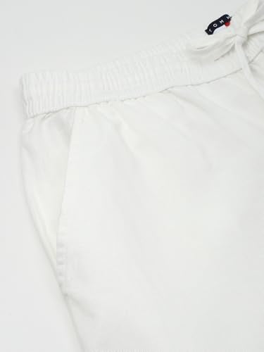 Tommy Hilfiger Relaxed-Fit Solid Mid Rise Trouser Ecru