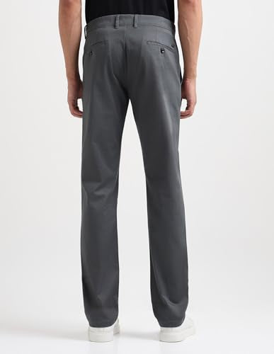 Arrow Sport Men's Textured Satin Trousers
