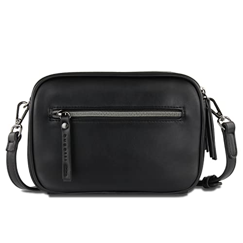 bugatti Almata Small Shoulder Bag for Women Elegant Shoulder Bag, black, M