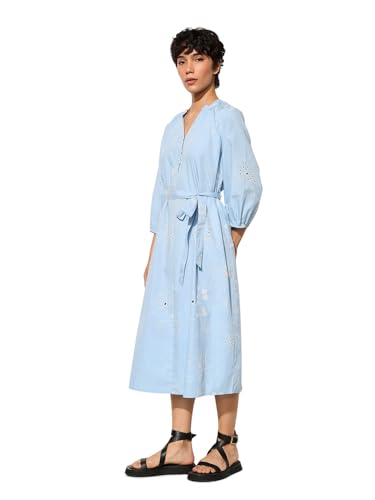 ONLY Women's Fit and Flare Blue Dress