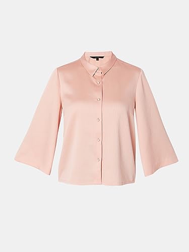 VERO MODA Women Solid Polyester Regular Fit Peach Shirt