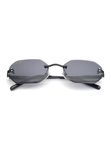 Fastrack Sunglasses |OCTAGON Black |UV protected | Large