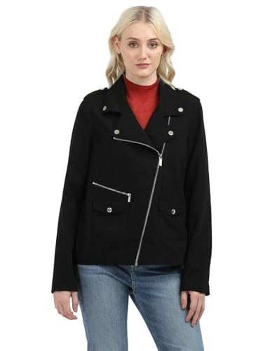 Calvin Klein Jeans Women's A-Line Coat (M4GC7121BLK_Black