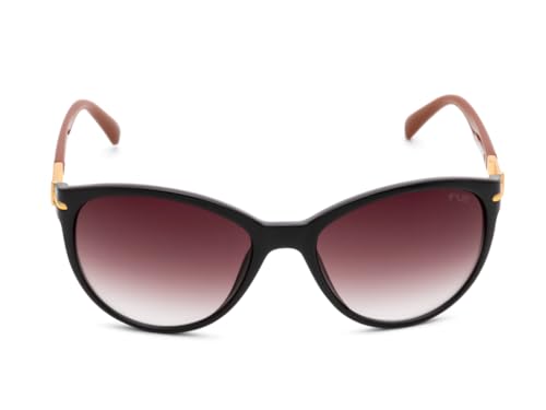 IRUS Women Oval sunglasses | 100% UV protection | Medium Size | Brown Gradient Polycarbonate lens