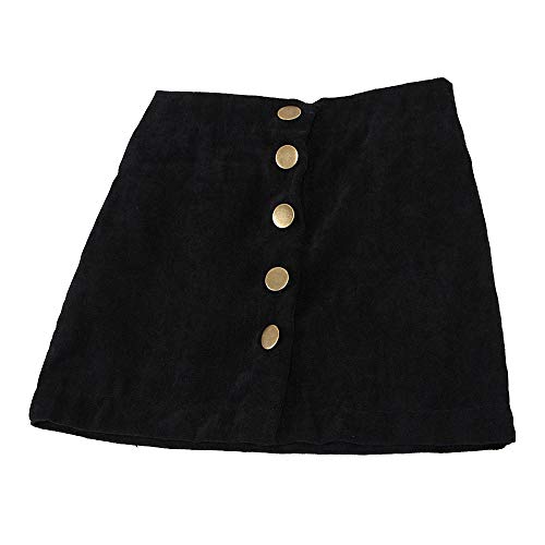 Hopscotch Polycotton Girls Solid Skirt Set In Brown Color For Ages 3-4 Years