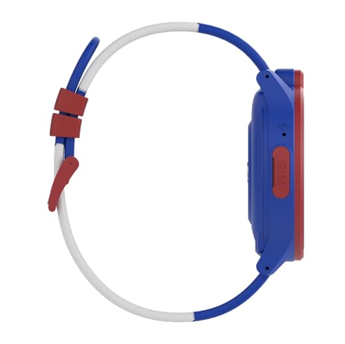 WatchOut Next-Gen+ Kids Smartwatch Phone with GPS, Fever Alert, Heart Rate, Video Call, SOS, Safe Zone, Class Lock, AirTag, Free SIM Card, Best Gift, Boys, Girls, Age 3-13, Shark Tank (Captain Blue)