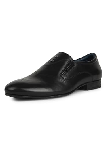Bata Men's Roony Casual Black Leather Formal Shoes