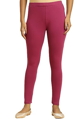 W for Woman Purple Knitted Solid Tights_23AUW60105-221109_S