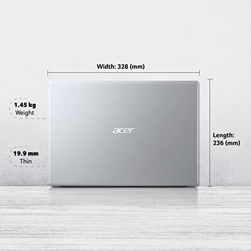 acer Aspire 3 Made in India Laptop (Intel Celeron Dual-Core Processor N4500 | 4GB | 256GB SSD | Windows 11 Home | MS Office 2021 Home & Student | Silver| 1.45 kg) A314-35 with 14 inch HD Display