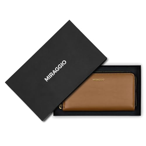 Miraggio Theo Zip Around Wallet for Women Daily Use | Gift for Her