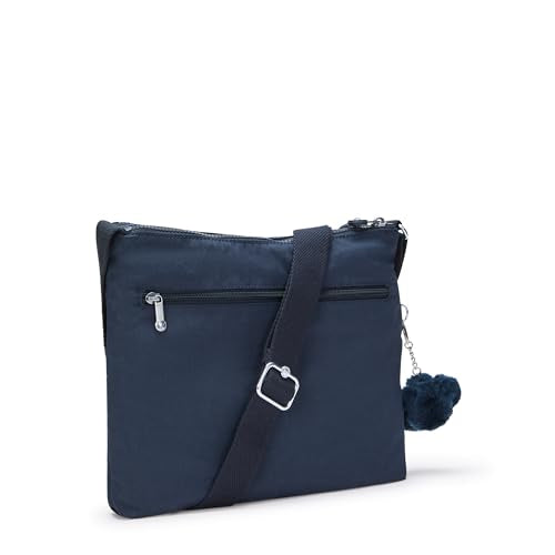 Kipling Women’s Alvar Crossbody, Super Light, Durable Messenger, Nylon Shoulder Bag, Blue BLEU