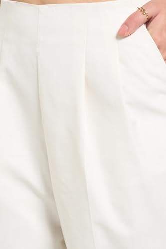 Annabelle by Pantaloons Women's Trousers Antique White