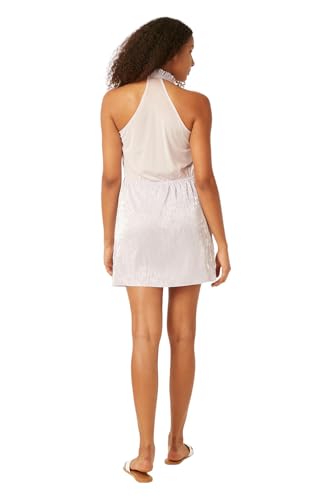FOREVER 21 Women's Polyester Sheath Mini Cocktail Dress (599811_White