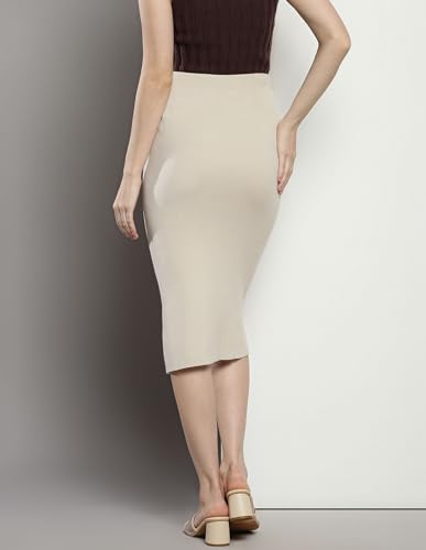 Clavin Klein Womens Beige Color Skirt (XL)
