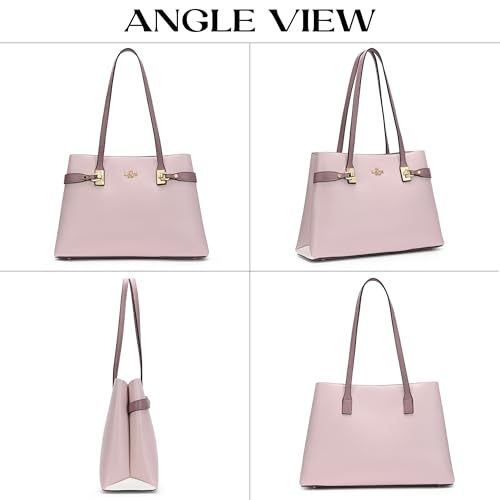LAVIE PARIS Women's 3 Compartment Large Satchel Bag | Satchel Handbag for Work | Ladies Purse | Stylish Shoulder Bag | Gift for Women