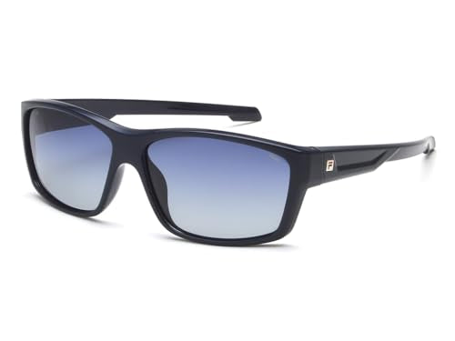 FILA sunglasses| 100% UV protected | Gradient | Full Rim | Sports | Men | Large | Shiny Dark Blue Polycarbonate Frame | Blue Gradient TAC Lens