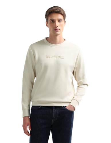 Typographic Embossed Regular Fit Sweatshirt