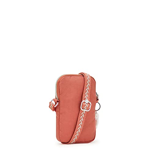 Kipling Women's Tally Minibag, Lightweight Crossbody Mini, Nylon Phone Bag, Vintage Pink, 4.25''L x 6.75''H x 0.75''D