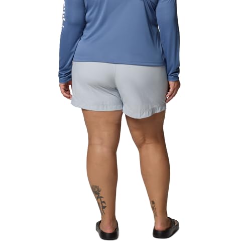 Columbia Women Grey Omni-Shade W Backcast II Short, Grey, L, Watersports | Sun Protection