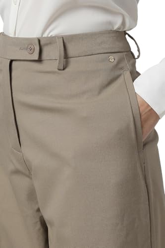 Van Heusen Women's Regular Casual Pants (VWTFFRGF645054_Beige
