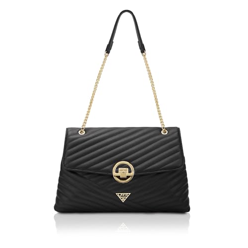 Lavie Signature Women's Denver Quilted Flap Satchel Handbag for Women | Satchel Bag for Work | Ladies purse | Stylish Shoulder Bag | Gift For Women