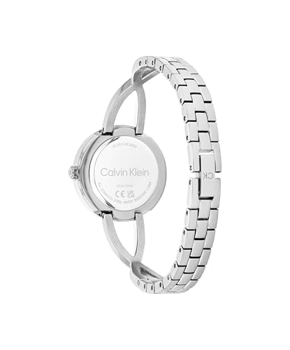 Calvin Klein Sculpted Embrace Qtz Basic Slim Ice Blue Round Dial Women's Watch- 25100058