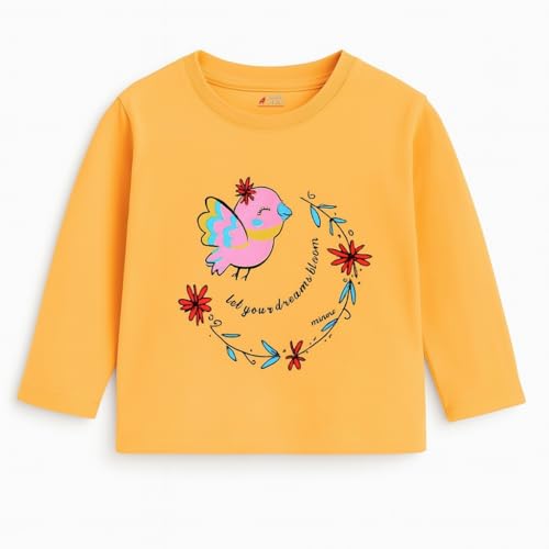 Lush Plush Baby Boys & Girls Cotton Full Sleeves Pastel T-Shirt for Infants, Newborns, Toddlers 4-5 Years (Multicolor Combo Set) (340)