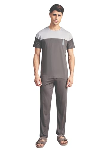 Sweet Dreams Men's Colorblocked Pyjama Set
